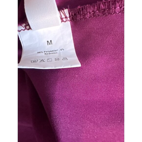 Lyaner Satin Collar V Neck Drape Ruched Front Flowy Long Sleeve Short Mini Dress - Picture 4 of 4